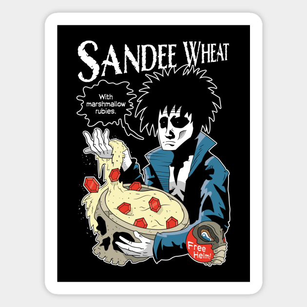 Sandee Wheat Magnet by iannorrisart